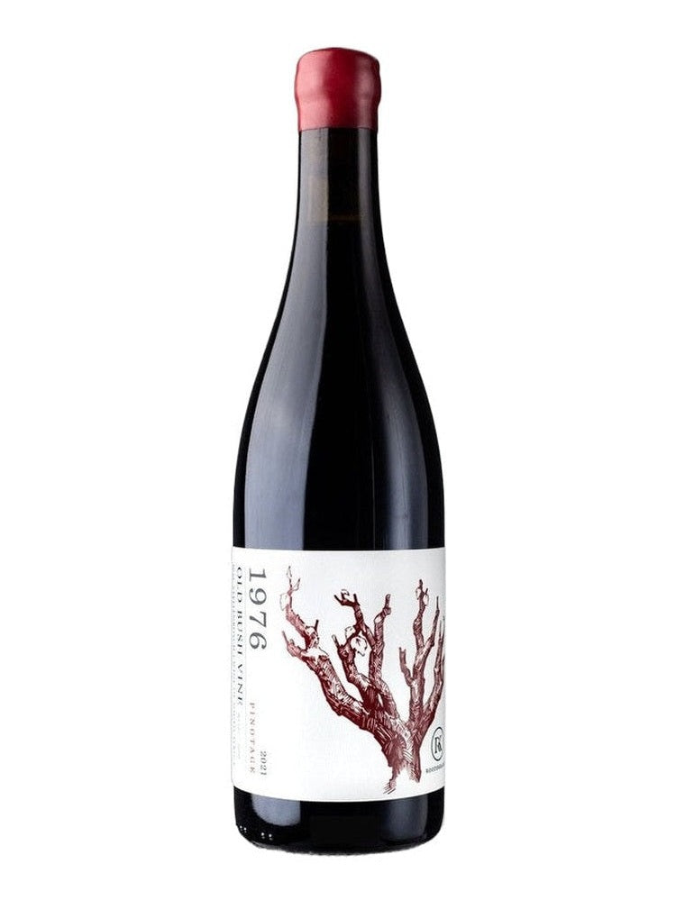 Roodekrantz Old Vine Pinotage red wine bottle with 1976 heritage vine label