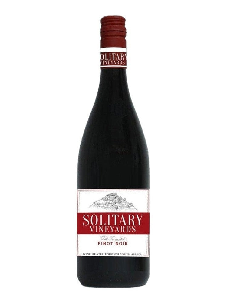 Solitary Wild Fermented Pinot Noir 2022 wine bottle label